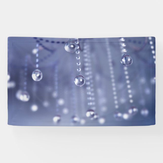 Crepúsculo en la pancarta de cristal (Horizontal)