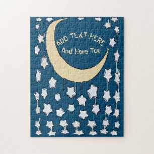 Cresent Moon & Stars, agrega texto Rompecabezas