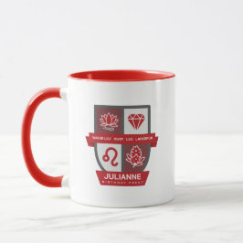 Crest de cumpleaños de Leo™ para taza del 23-31 de