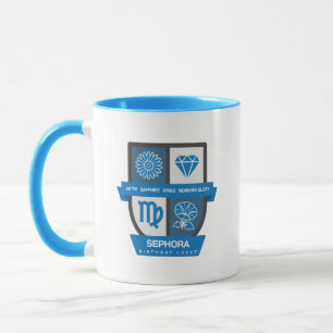 Crest de cumpleaños de Virgo™ para taza del 1 al 2