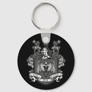 Crest de Murciélago Gris - Llavero (Personalizar)
