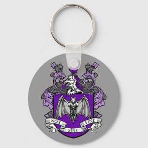 Crest de Murciélago Púrpura - Llavero