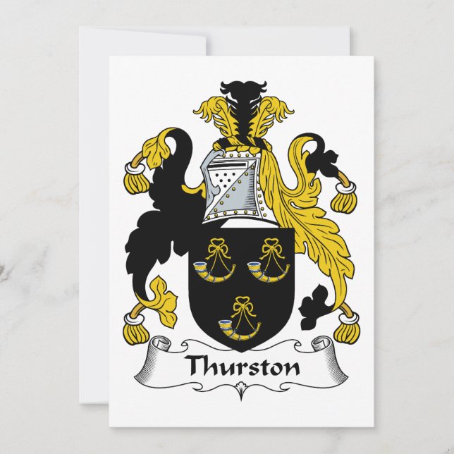 Crest familiar Thurston (Anverso)