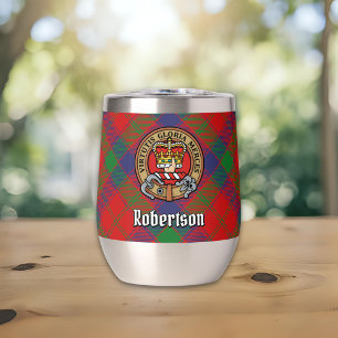 Crestá de Clan Robertson sobre tartán
