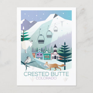 Crested Butte, tarjeta postal de Colorado