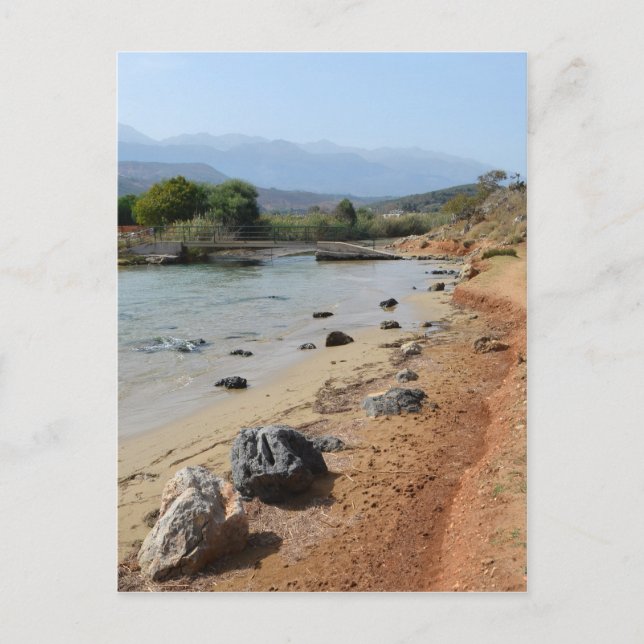 Creta - Postales de playa de Georgioupoli (Anverso)