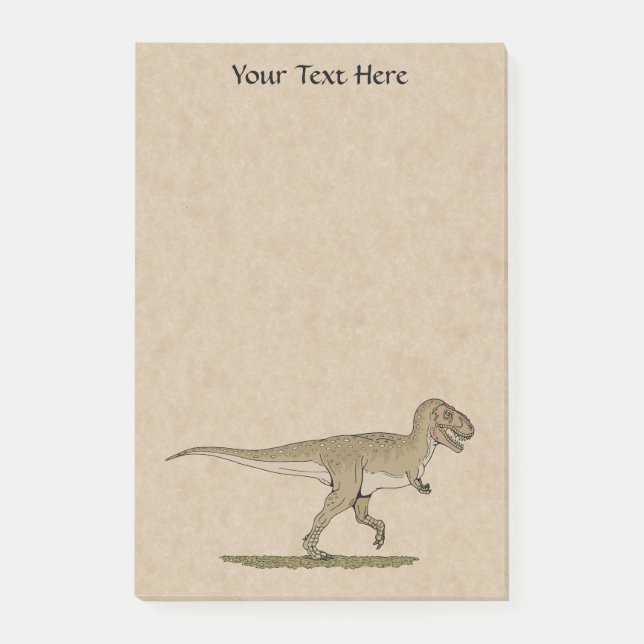 Cretácico Dinosaurio Tyrannosaurus rex Nota poster (Anverso)