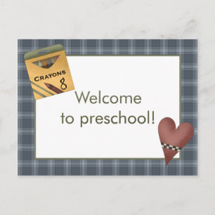 Creyones y recepción del corazón a la postal