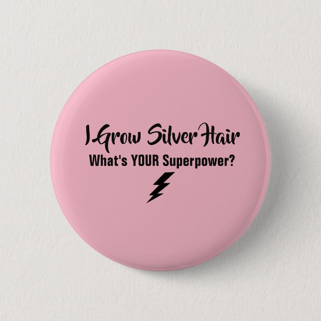 Crezco el botón de plata del pelo (Anverso)