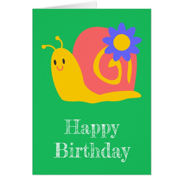 Cría rosa y verde feliz (Frente)