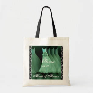 Criada de la VERDE MENTA de la bolsa de asas del