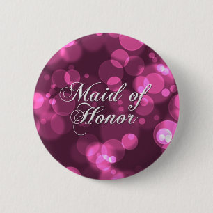 Criada del botón del honor [Bokeh rosado]