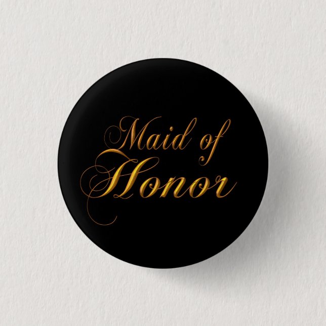 Criada del botón del Pin del honor (Anverso)