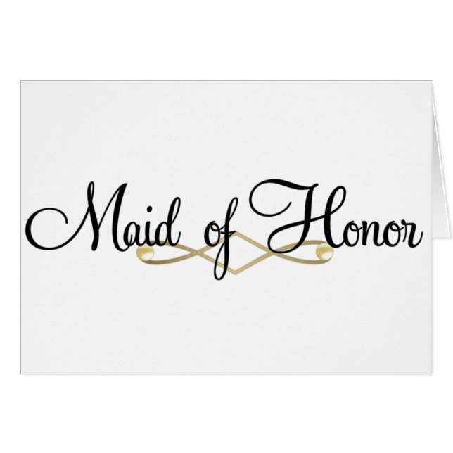 Criada del honor (Anverso (Horizontal))