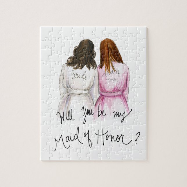 ¿Criada del honor? El Br del rompecabezas agita a (Vertical)