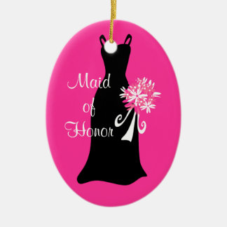 Criada del ornamento del vestido del negro del
