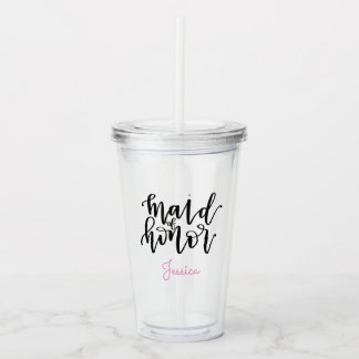 Criada personalizada del vaso del acrílico del
