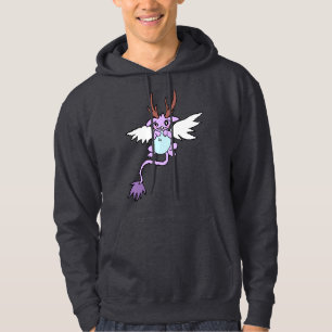 Criatura de Fantasía Alada con Sudadera con Capuch