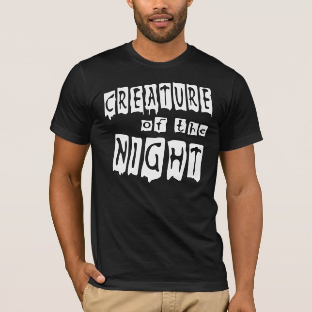 Criatura de la camiseta nocturna (Anverso)