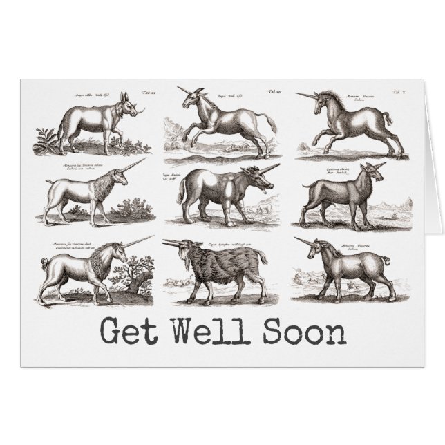 Criatura Mítica Clásica Unicorniana (Anverso (Horizontal))