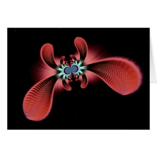 criatura peluda del espacio del fractal