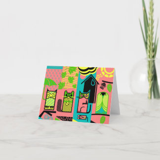 criaturas al aire libre Tarjeta de felicitación do