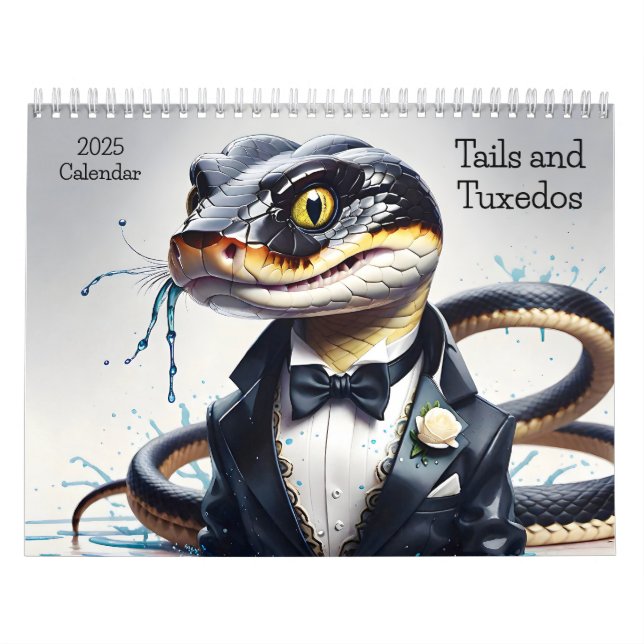 Criaturas con clase del Calendario de Tuxedos 2025 (Tapa)