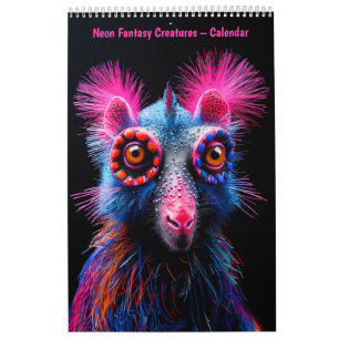 Criaturas de Fantasía de Neón – Calendario