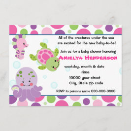 criaturas del mar bajo invitación del mar