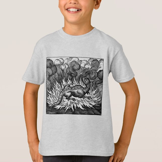 Criaturas extrañas Camisa Salamander (Anverso)