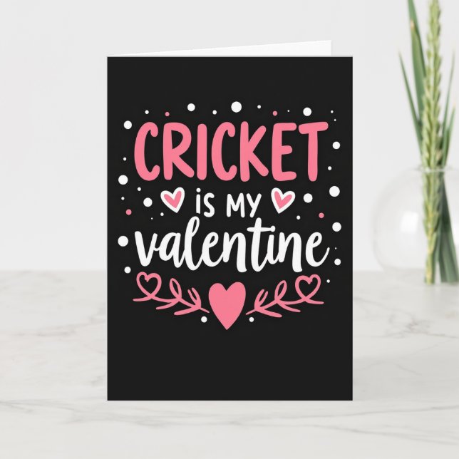 Cricket Es Mi Tarjeta De San Valentín (Anverso)