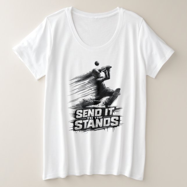 Cricket World Cup Power  T-Shirt (Anverso del diseño)