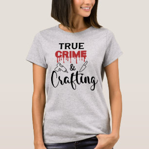 Crimen verdadero y redactar camiseta de crimen ver