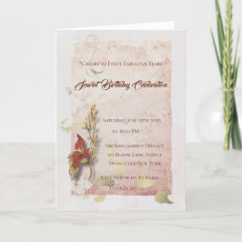 Crimson susurra la invitación de cumpleaños número