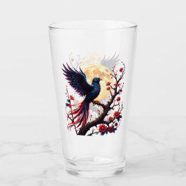 Crimsonwing bajo la luz de la luna – Ave de fantas