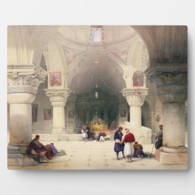 Cripta del Santo Sepulcro, Jerusalén, placa 20 f (Frente)