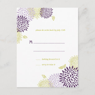 Crisantemo Boda RSVP