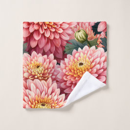 Crisantemo de color de agua elegante