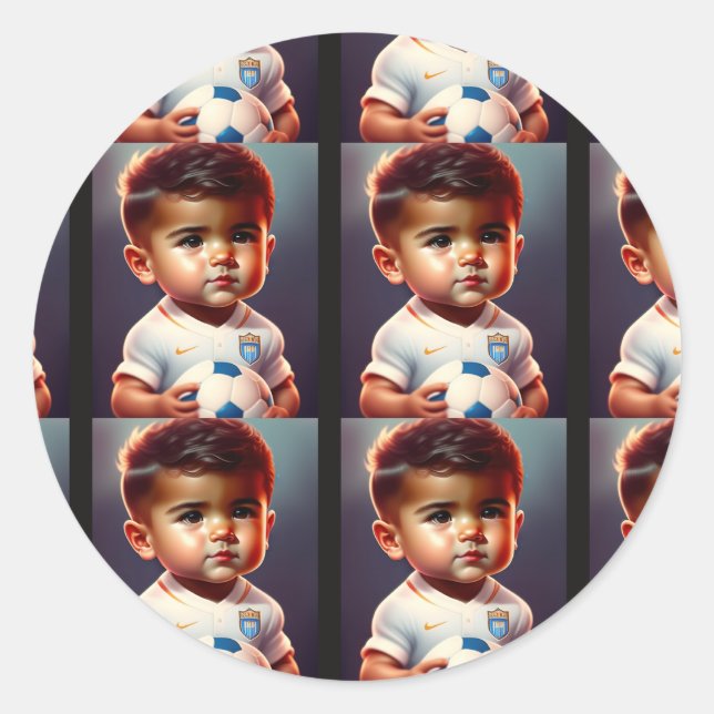 crise ronaldo pegatina (Anverso)