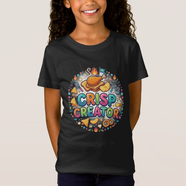 Crisp Creator – Camiseta Bold Creative Vibes (Anverso)
