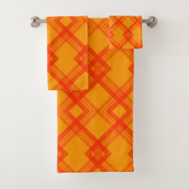 Crisscrossed Happy Red & Yellow/Naranja Checks