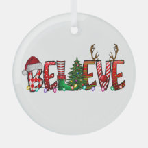 Adorno de Navidad Believe