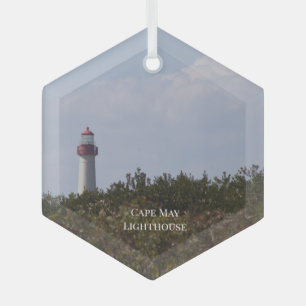 Cristal Adorno del faro de Cape May