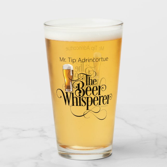Cristal Beer Whisperer (personalizado) (Anverso (lleno))