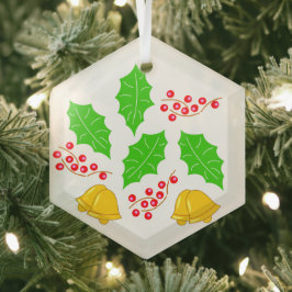 Cristal Ceremonia de Cerezo de Navidad Adorno Ceramic Orna