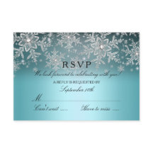 Cristal Copo de Nieve Azul Invierno RSVP