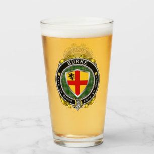 Cristal de cerveza Burke Irish Shield