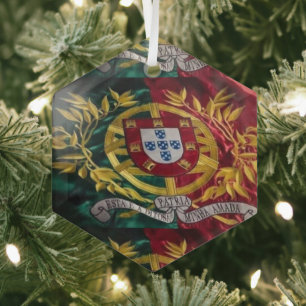 Cristal diseños portugueses adorno de cerámica