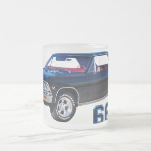 Cristal Esmerilado 66 taza de Chevy Chevelle SS