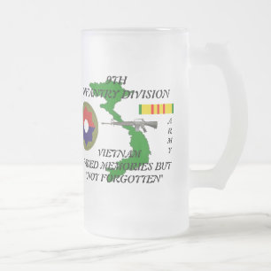 Cristal Esmerilado 9no Taza helada Vietnam de los Inf